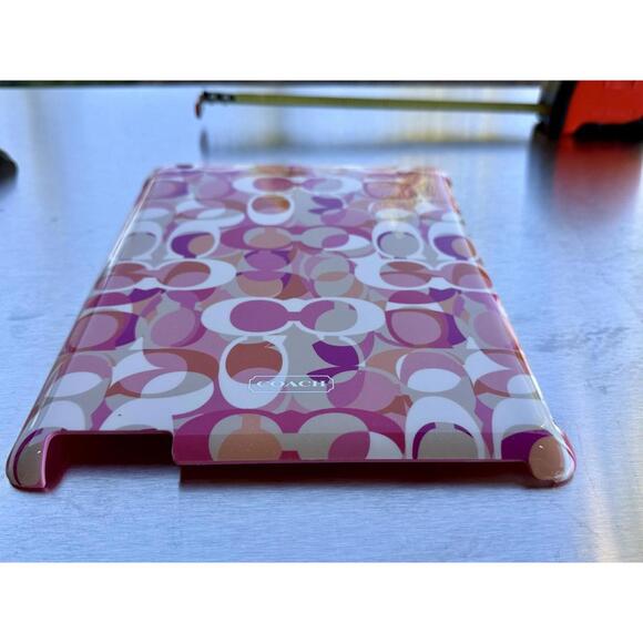 COACH Molded iPAD 2 3 4 Multi-color Pink Orange Cream White - Picture 10 of 17